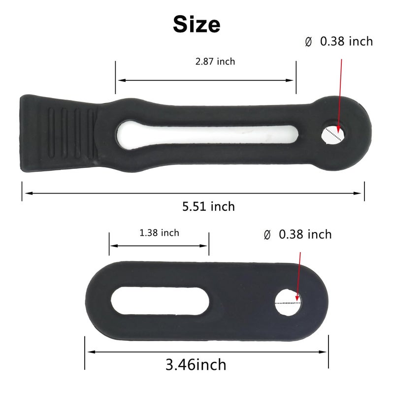 koxuyim Hood Straps Door Rubber Return Latch Kit Set for Yamaha Rihino Hisun, Compatible with Yamaha Rihino Hisun UTV 500 700 HS700 MSU500 Massimo YS TSC - Image 2